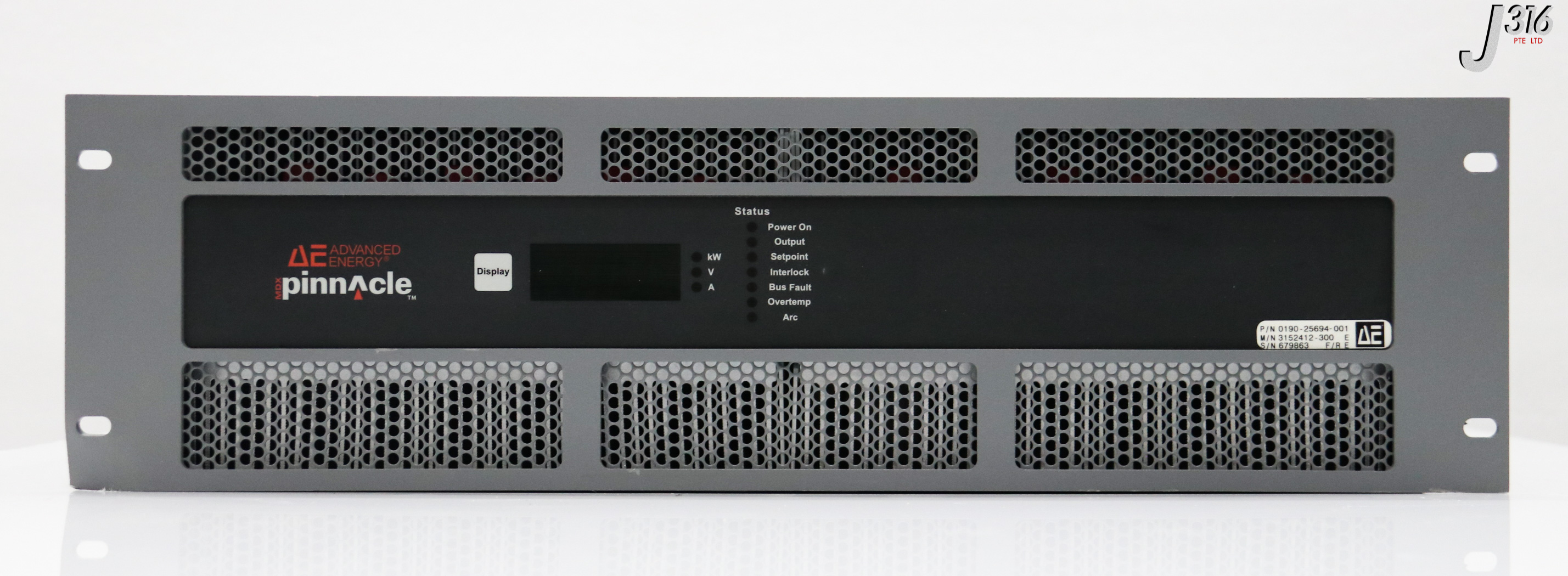 33216 ADVANCED ENERGY DC PS, MDX PINNACLE, 20KW, AMAT 0190-25694